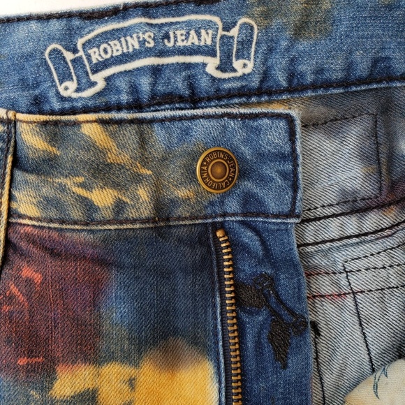 New ROBIN'S JEAN Straight Multi-Color Jeans - Picture 4 of 8
